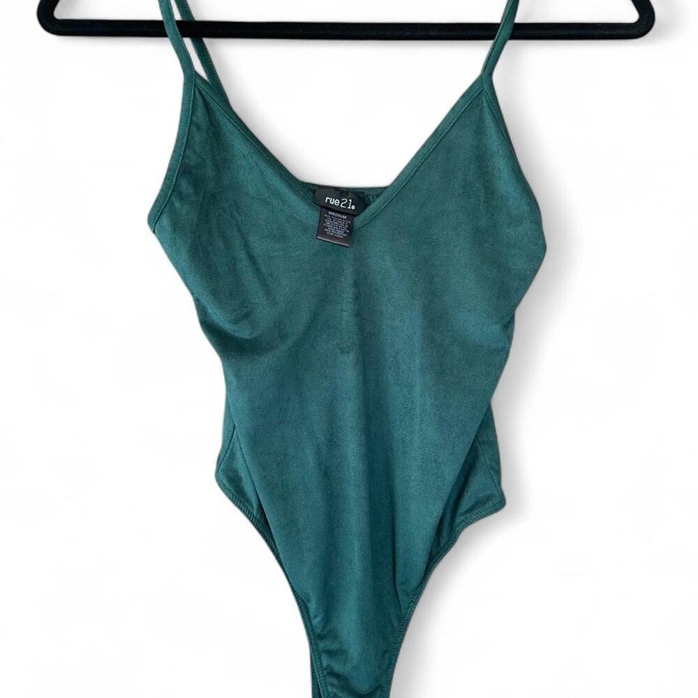 Rue 21 teal green velvet